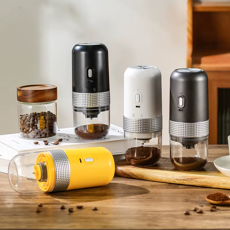Electric USB Coffee Grinder: Professional Ceramic Mill for Perfectly Ground Coffee Beans Anywhere
